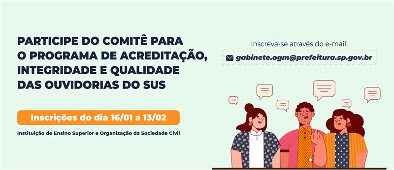 Imagem conta com três personagens conversando, ao lado o título 