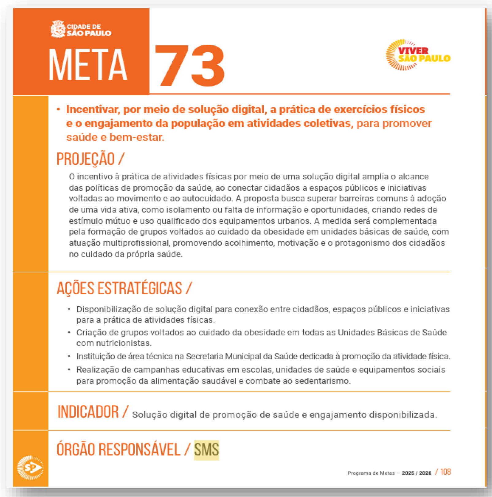 envolver a população em atividades físicas em grupo